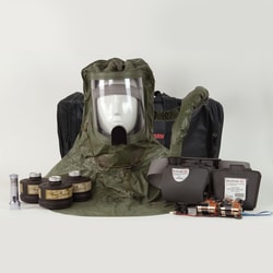 ILC Dover Sentinel XL CBRN System - Alkaline Battery Pack with Duffel Includes: